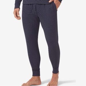 Tommy John Men’s Small Zen Waffle Lounge Jogger Pant Blue Night Sky